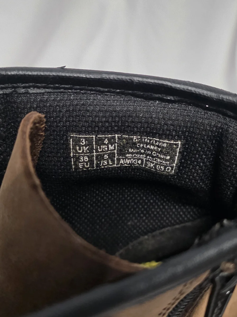 Dr. Martens Brown Lace-Up Leather Work Boots